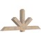 Ekena Millwork Kennewick Smooth Timber Gable Bracket, Douglas Fir, 84"W x 31"H x 5 1/2"D x 5 1/2"F, 9/12 Pitch GBW084X31X0606KEN00SDF - alternate 2